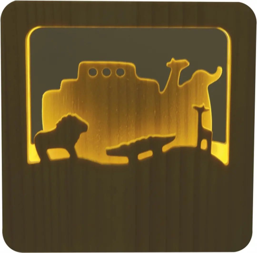 Egmont Toys Ark van Noach LED Nachtlamp - Meerkleurig
