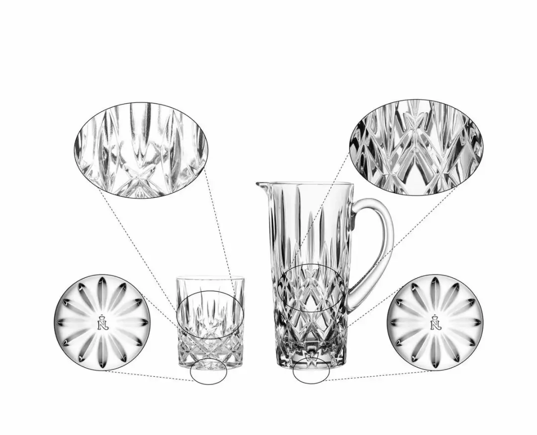 Nachtmann Noblesse Set van 5 - 5 Stuks - Transparant