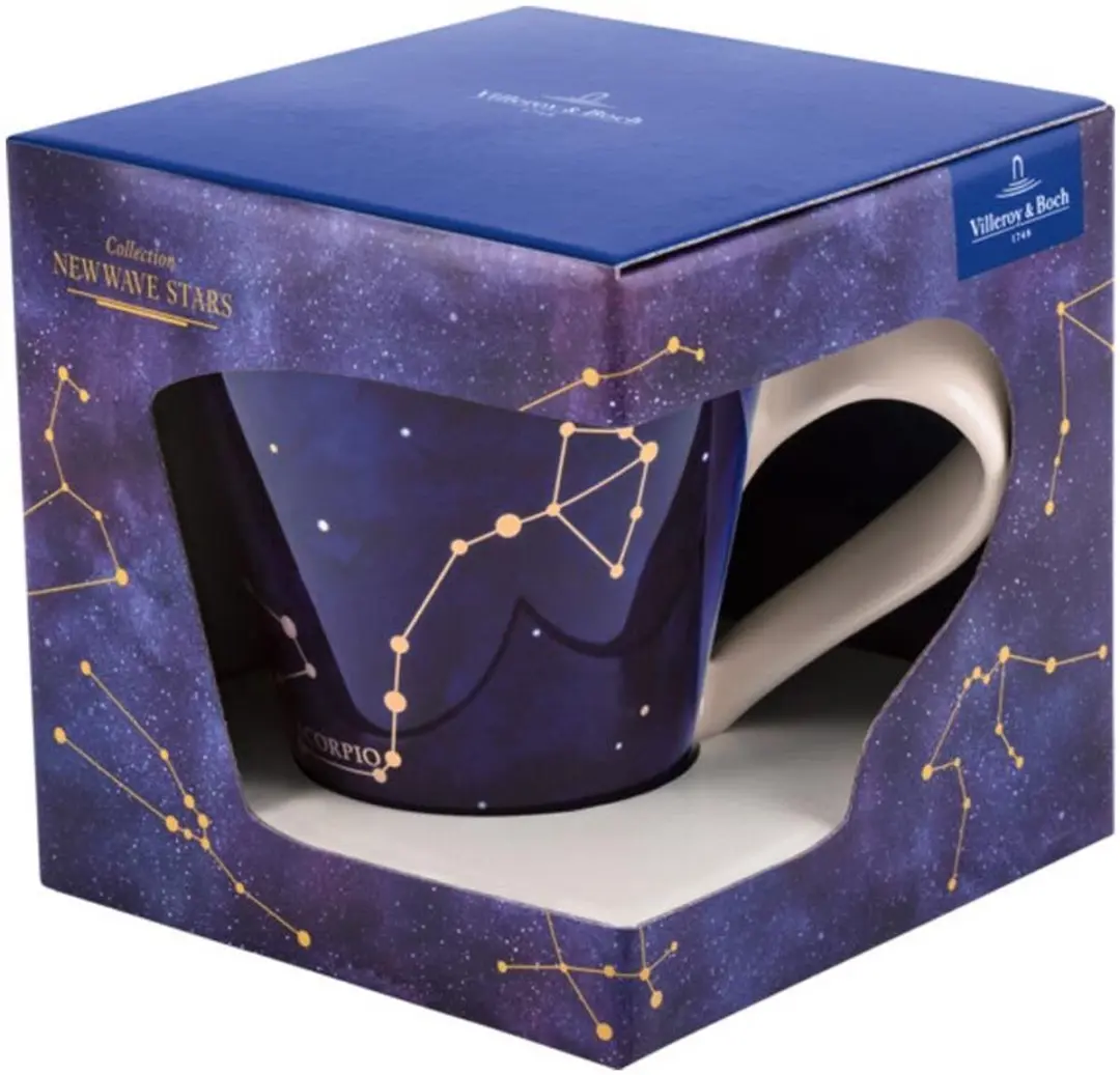 Villeroy & Boch Skorpion NewWave Tasse 300ml - wit-blauw