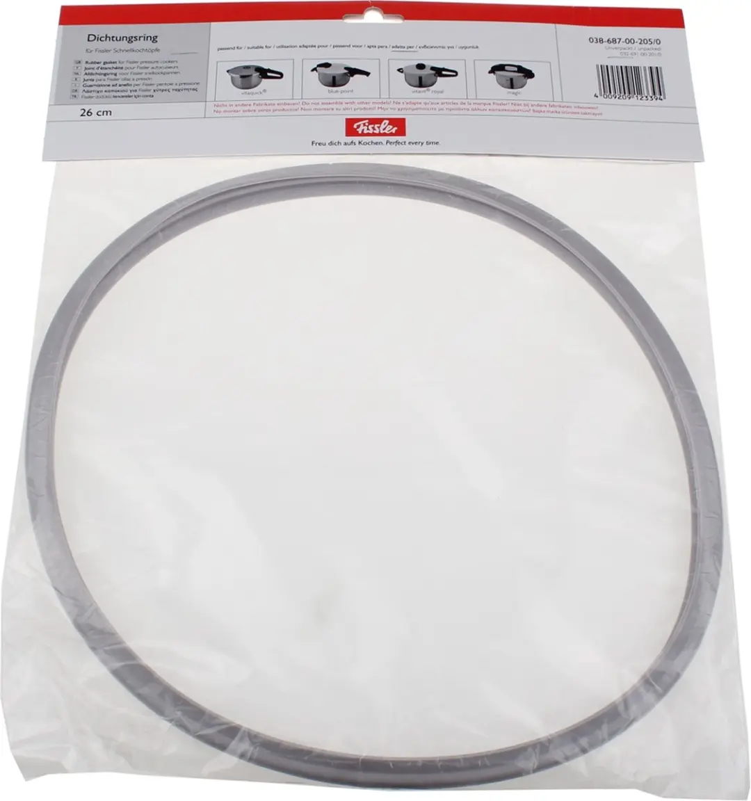 Fissler Snelkookpanring 26cm - Grijs