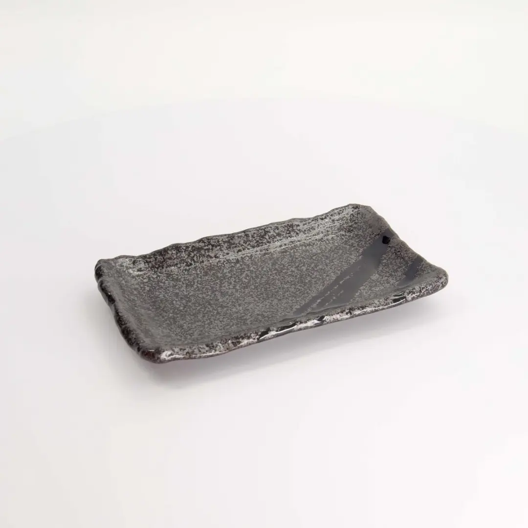 Tokyo Design Studio Mino Craft Bord - Zwart/Grijs 22,2x13,3x2,5cm