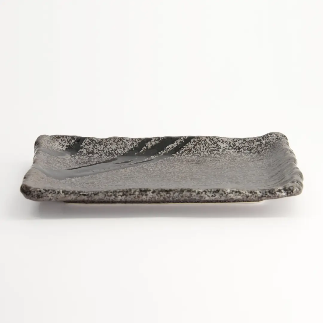 Tokyo Design Studio Mino Craft Bord - Zwart/Grijs 22,2x13,3x2,5cm