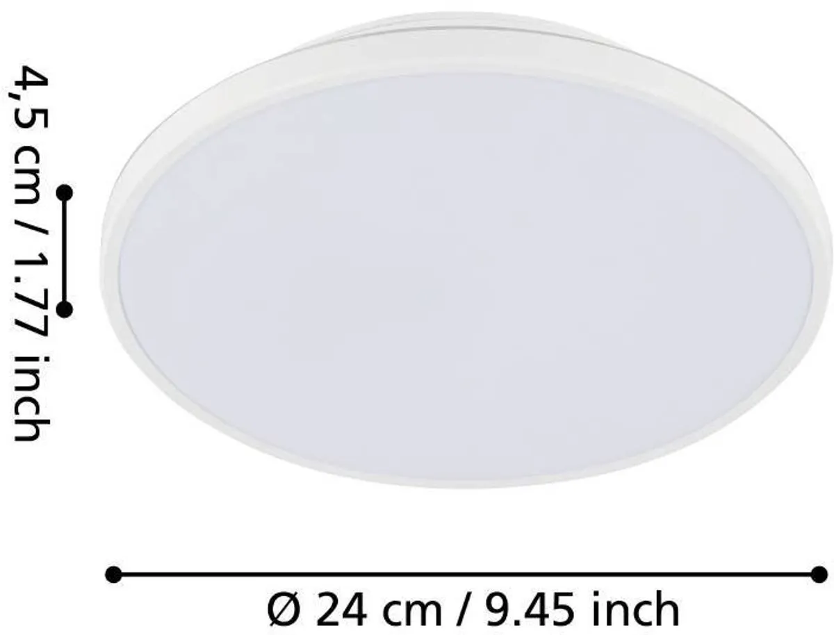 Eglo Crespillo Opbouwspot 24cm - Wit