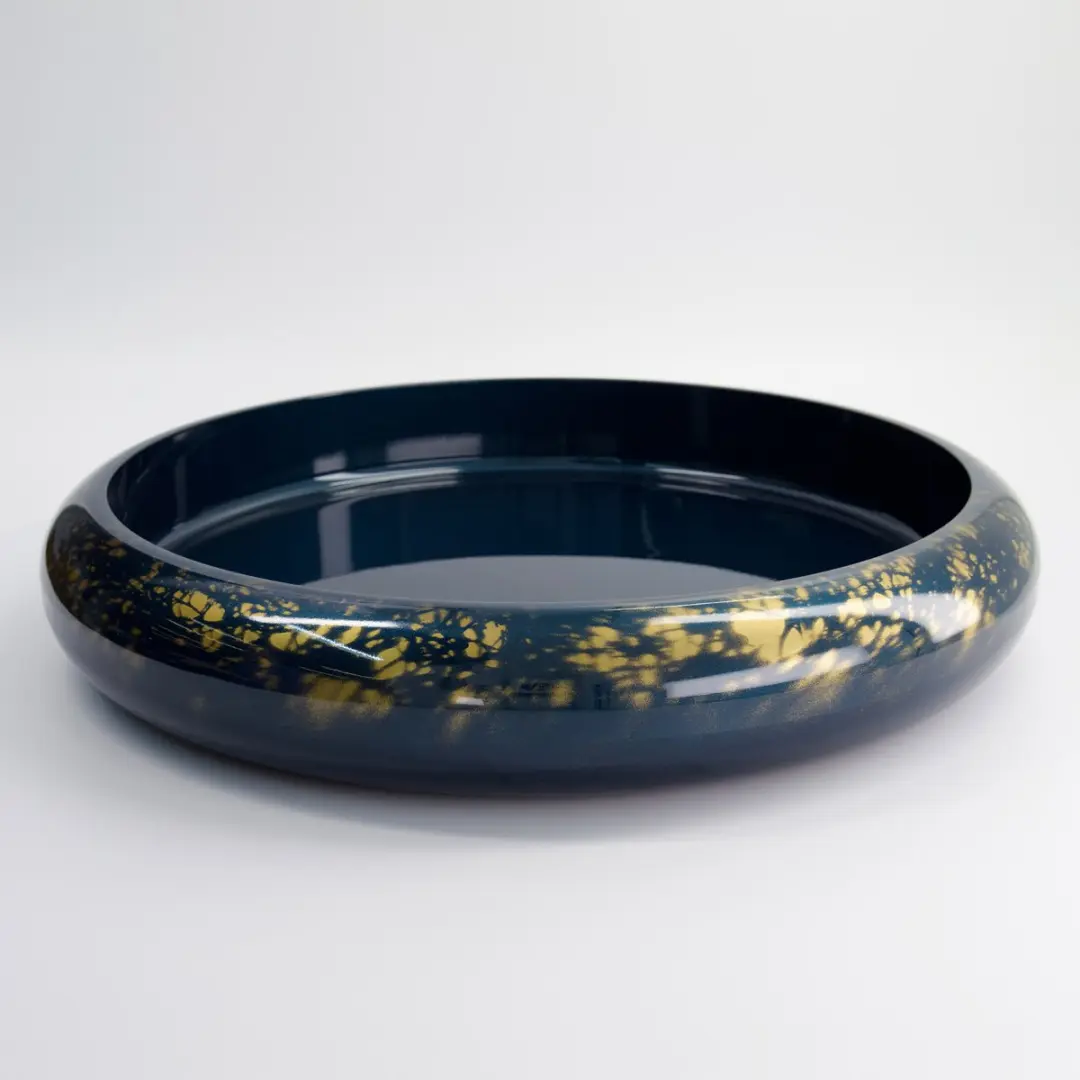 Tokyo Design Studio Sushi Oke Blue Gold Marble Hangiri - 43,8cm