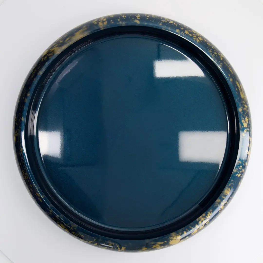 Tokyo Design Studio Sushi Oke Blue Gold Marble Hangiri