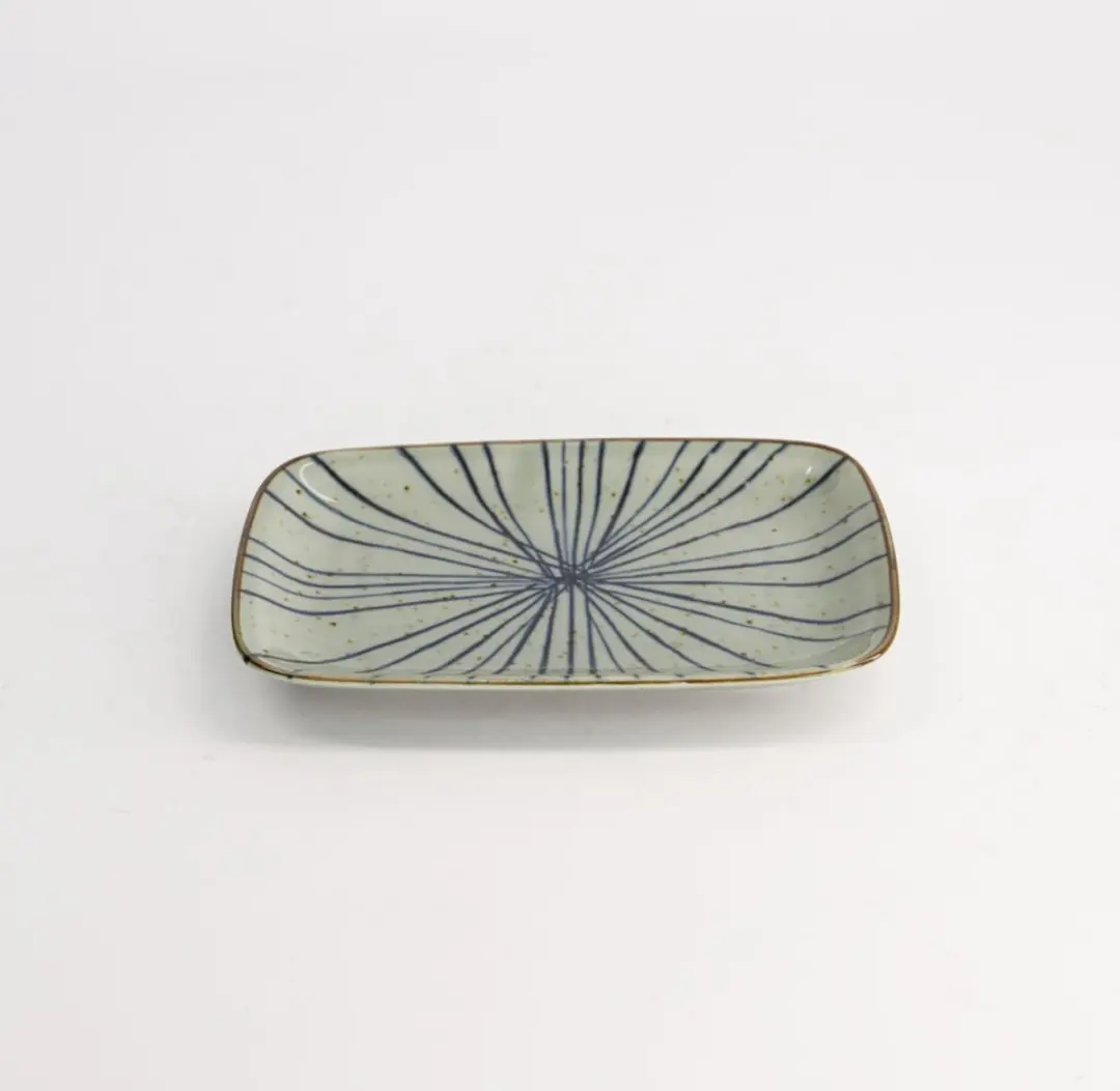 Tokyo Design Studio Mashiko Rechthoekig Bord Tokusa Blauw