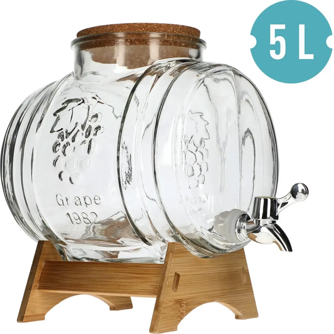 Browin Drankdispenser 5L - Vaasvorm Transparant
