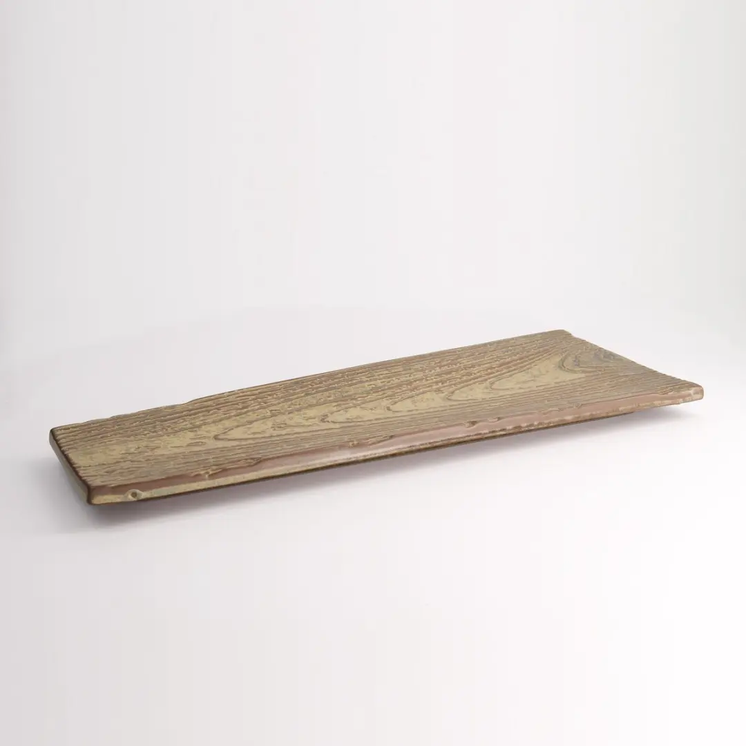 Tokyo Design Studio Houtlook Serveerbord 46x16cm - Bruin - afbeelding 6 van 6