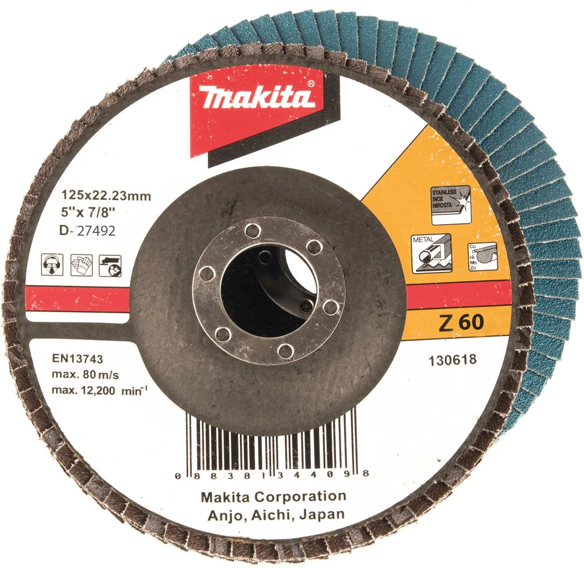 Makita D-27492 Lamellenschijf 125mm