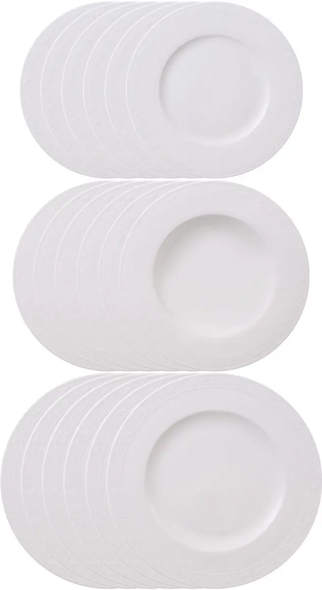 Villeroy & Boch White Pearl Teller-Set