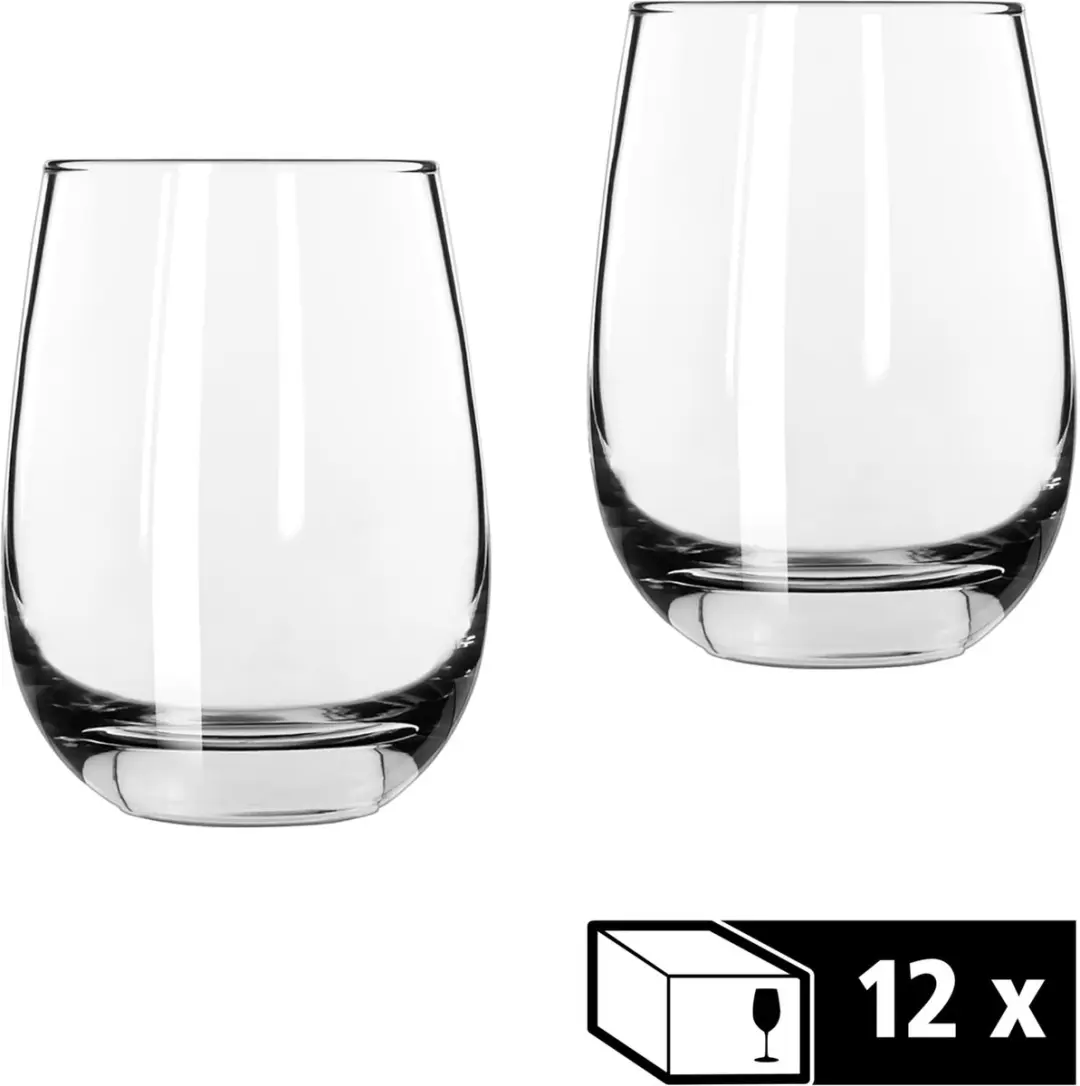 Libbey Waterglazen 70264 - 12 Stuks - 451ml - Transparant