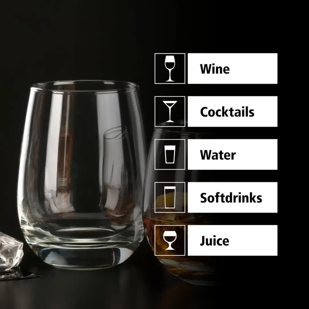 Libbey Waterglazen 70264 - 12 Stuks - 451ml - Transparant