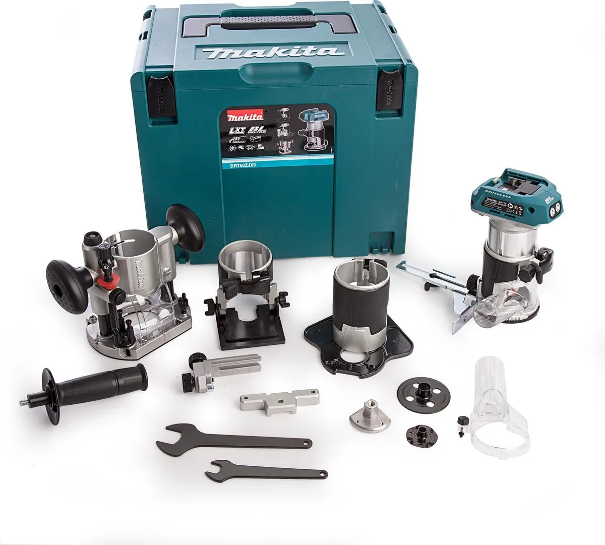Makita DRT50ZJX3 Boven- en Kantenfrees 18V