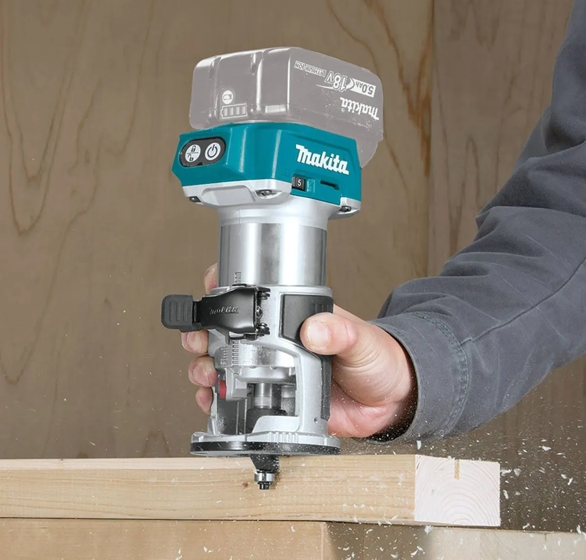 Makita DRT50ZJX3 Boven- en Kantenfrees 18V