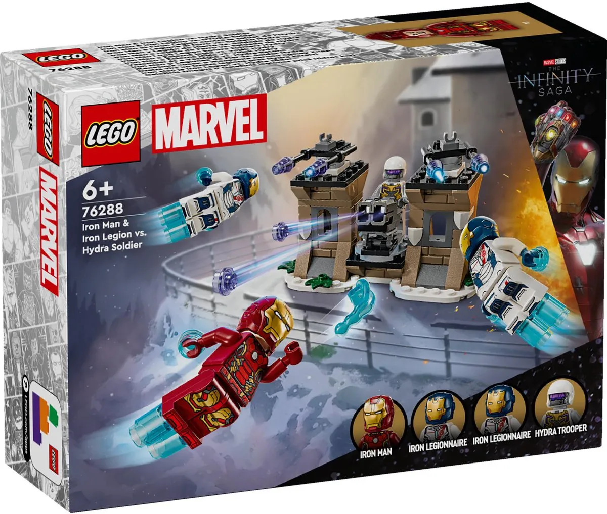 LEGO Marvel Iron Man & Iron Legion vs. Hydra Soldaat 76288
