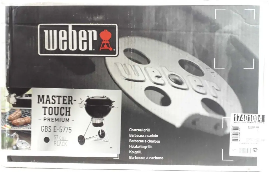Weber Master Touch GBS Premium E-5775 Houtskoolbarbecue 57cm