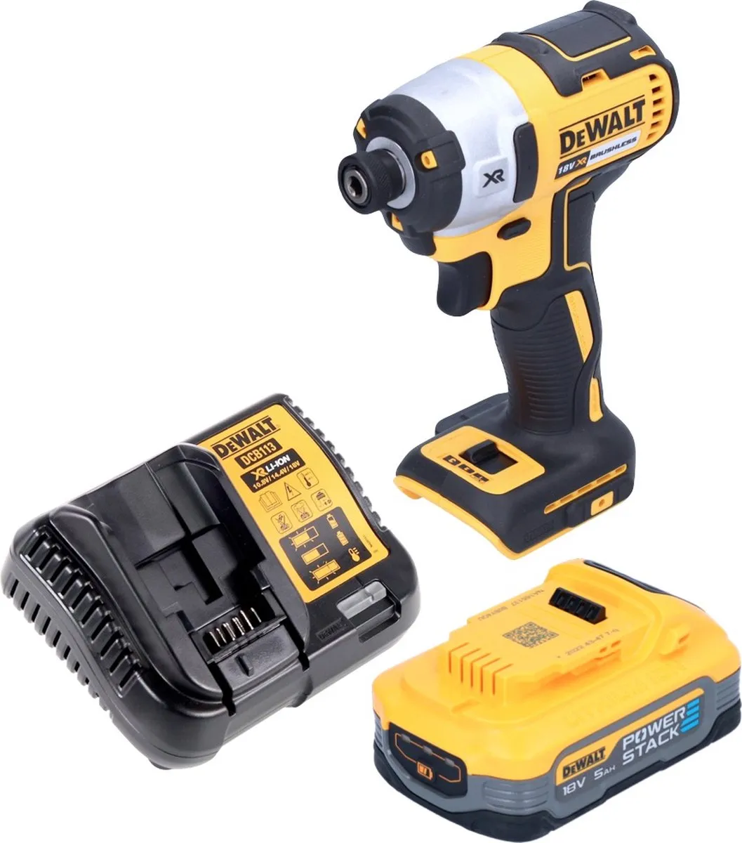 DeWalt DCF887 H1 Slagmoersleutel 18V 205Nm - Powerstack 5.0Ah