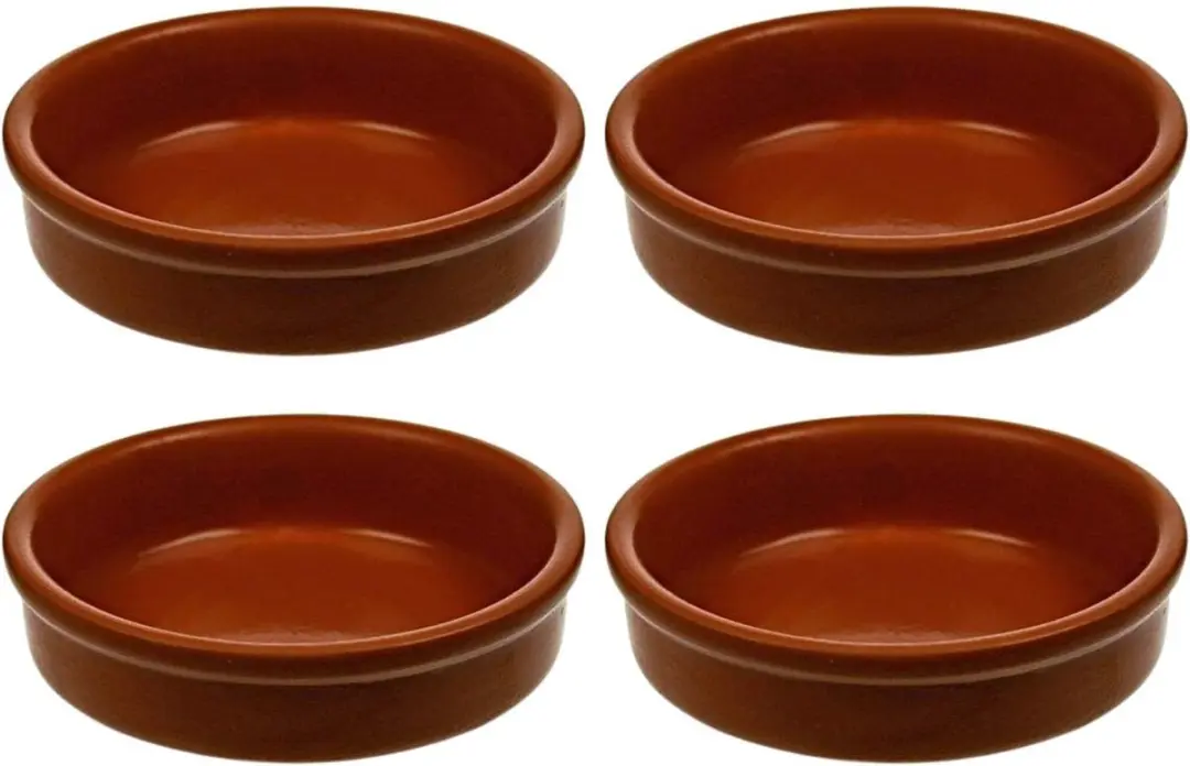Cosy&Trendy Crème Brûlée Schaaltjes Terracotta Ø8cm - 4 Stuks - afbeelding 3 van 3