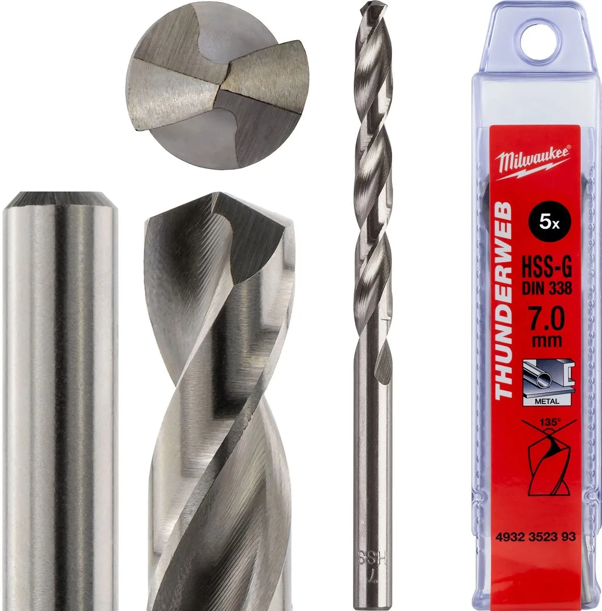 Milwaukee Thunderweb Metaalboren DIN 338 7mm