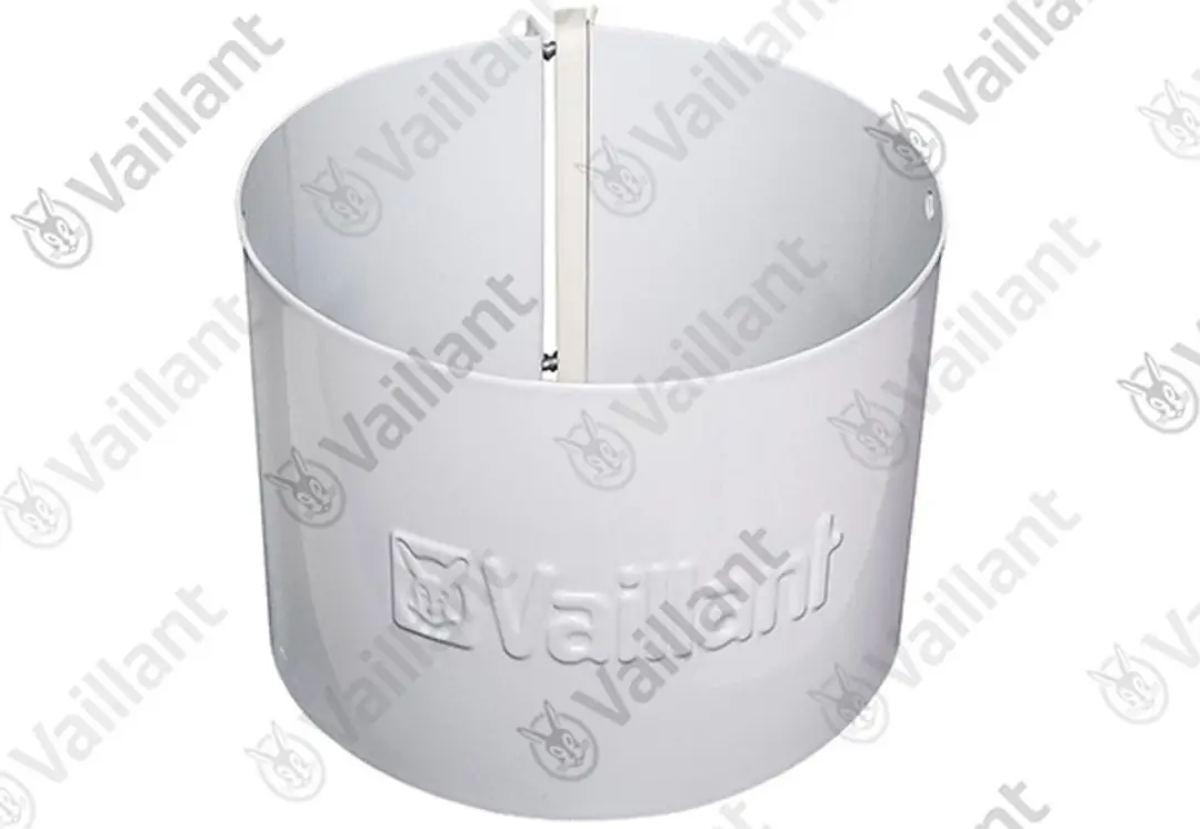 Vaillant Klem DN 100x70 naar 80 PP Wit