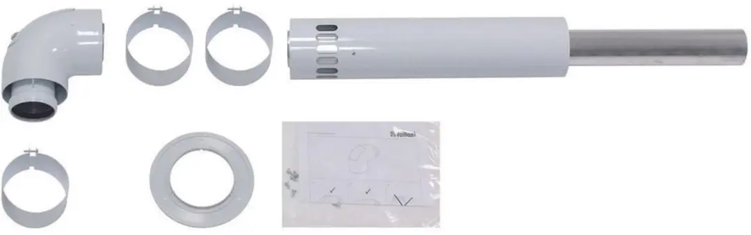 Vaillant Basis-aansluitset LAS turboTEC Lucht-/rookgasafvoer 60/100mm