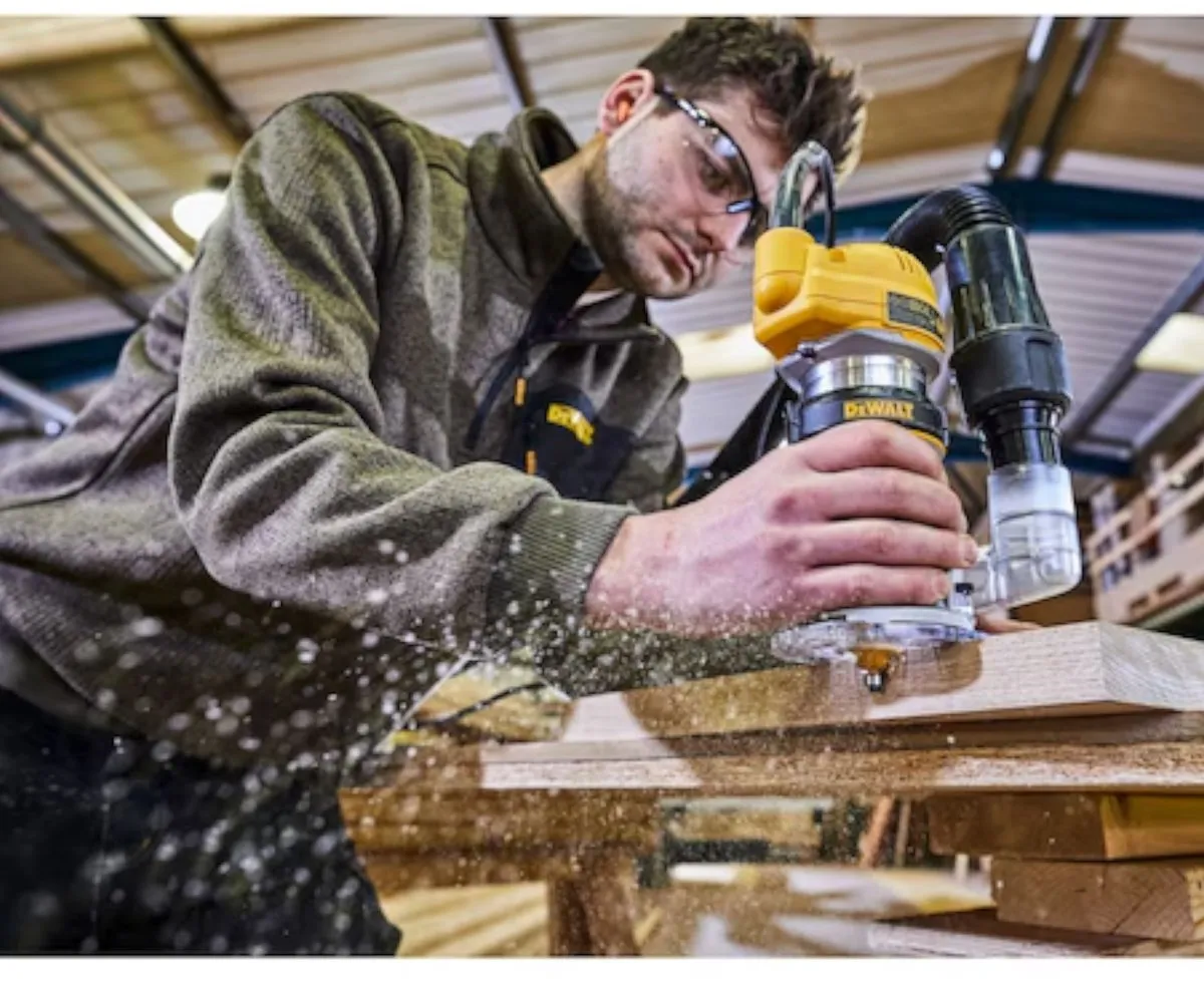 DeWalt D26200-QS Affleureuse 900W - Zilver/Geel