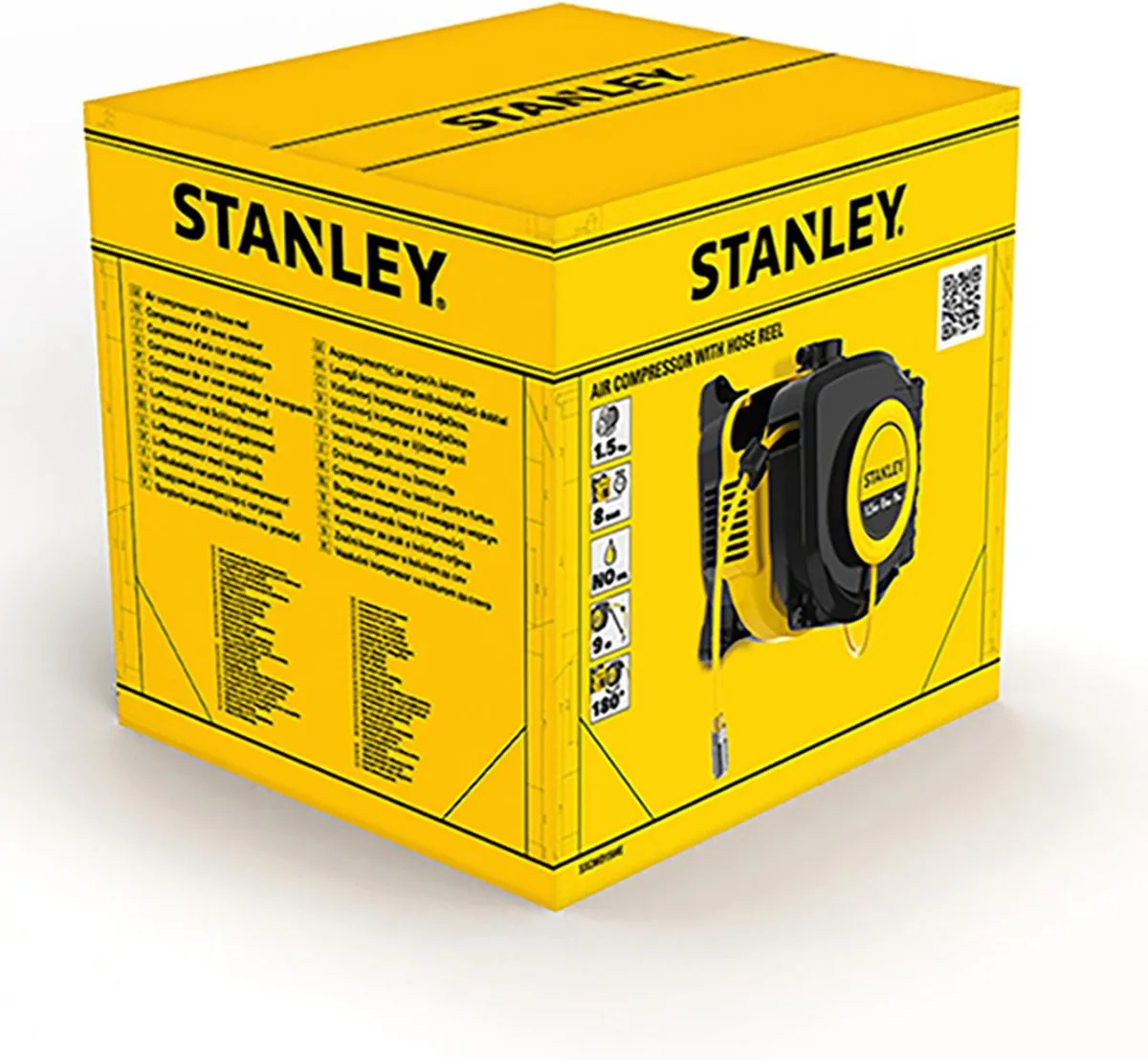 Stanley WE15/8/0 Olievrije Luchtcompressor 1100W