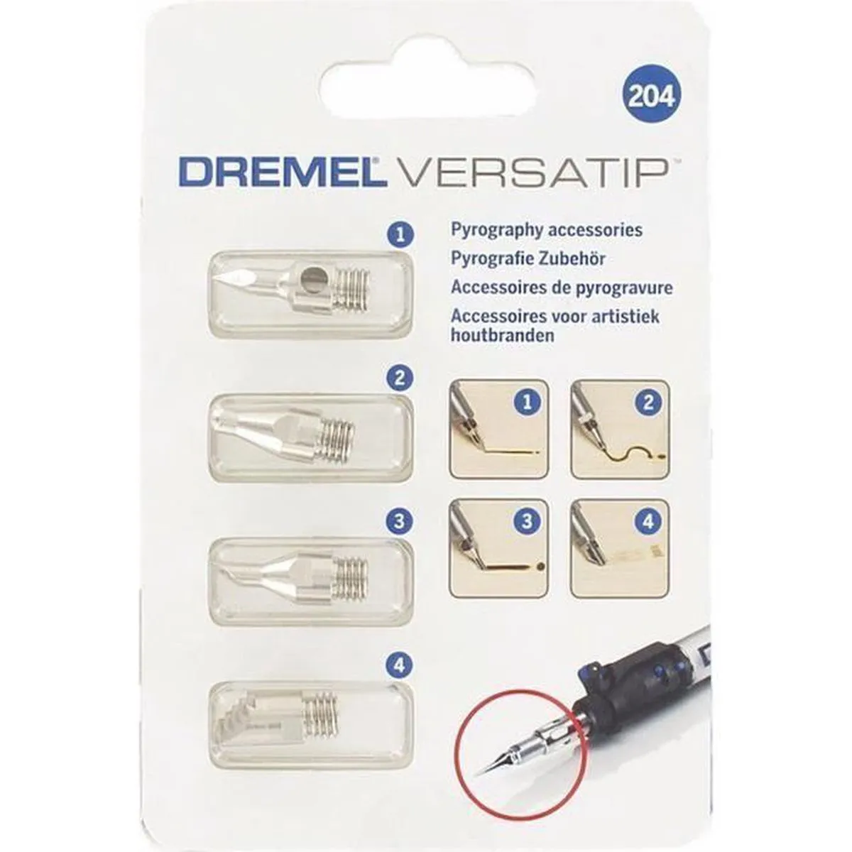 Dremel 204 Versatip Soldeerpunt - 4 Stuks - afbeelding 6 van 6