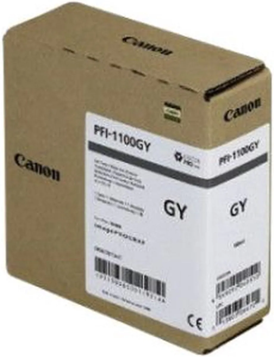 Canon PFI-1100GY Inktcartridge Grijs - 160ml