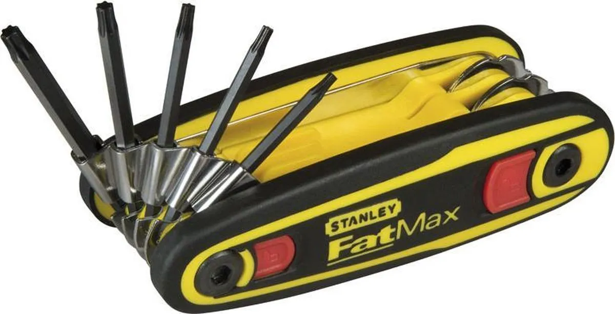 Stanley FatMax Vergrendelbare Torx Stiftsleutelset - 8-delig - Geel