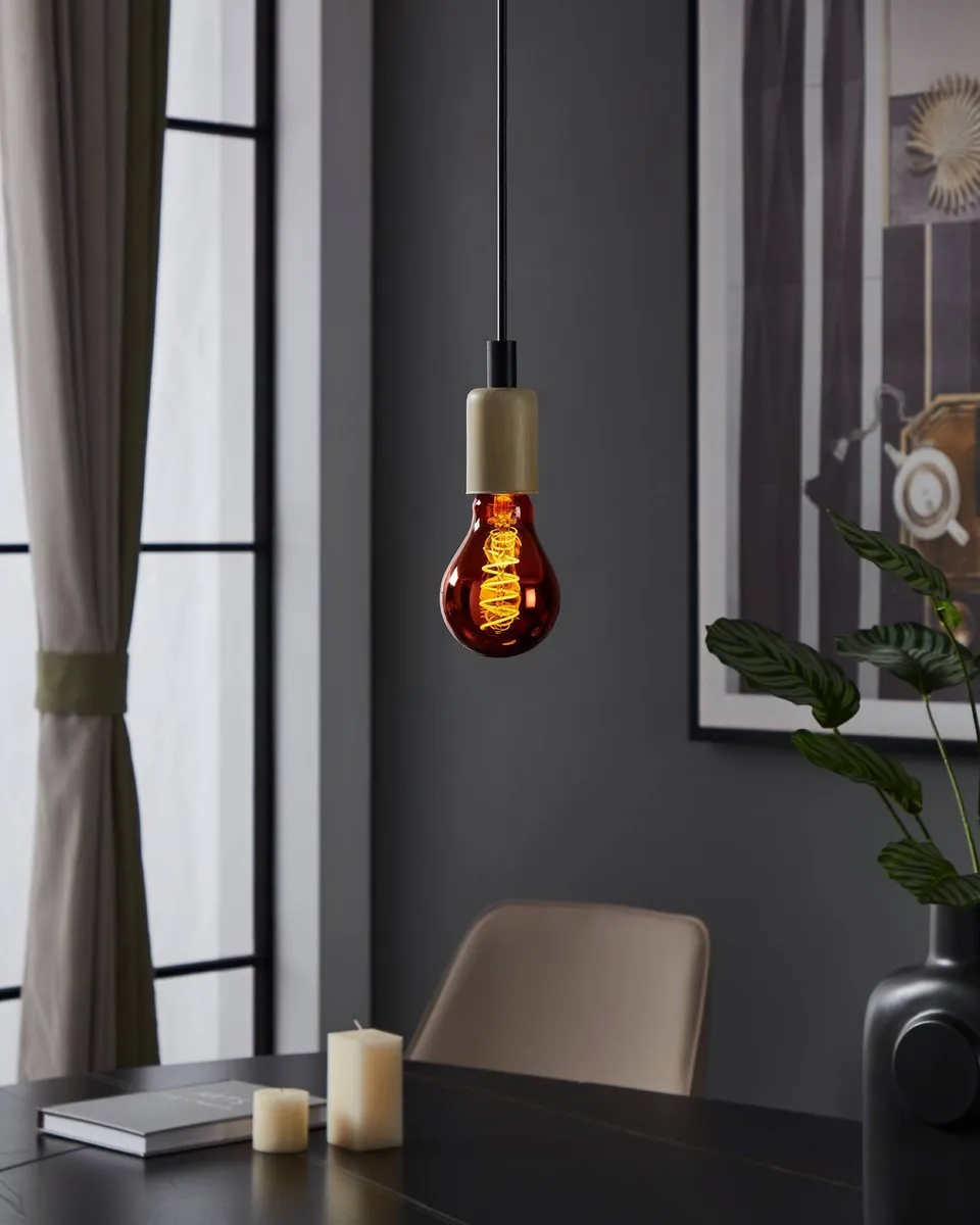 Eglo LED Lamp E27 Ø7,5cm - Goudkoper - 4W - 2000K - Dimbaar