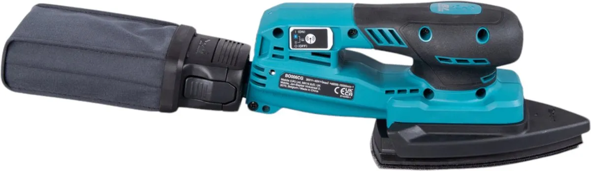 Makita BO006CGZ Accu Deltaschuurmachine 100x150mm XGT 40V Max