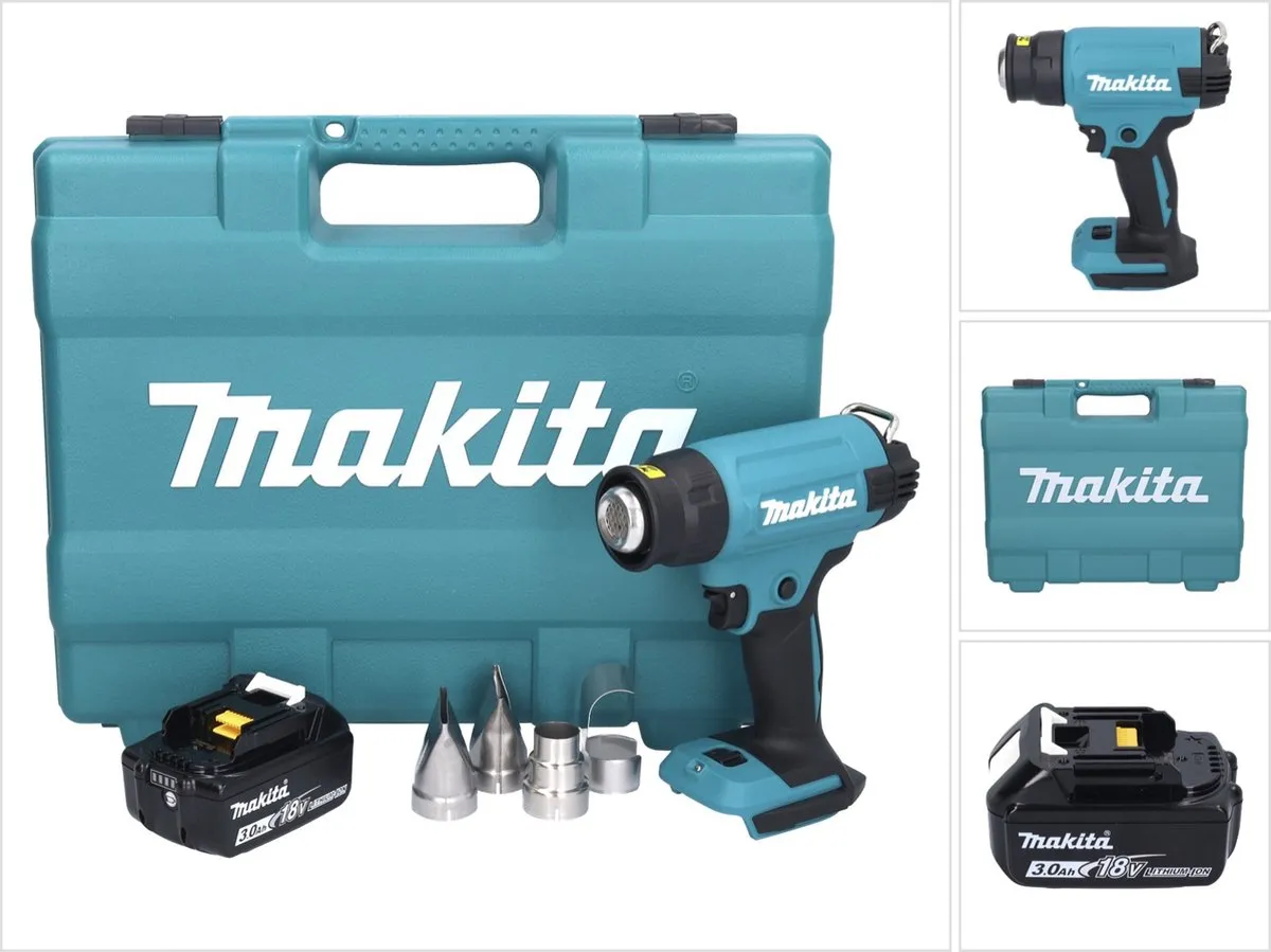 Makita DHG 181 F1K Accu-heteluchtpistool 18V