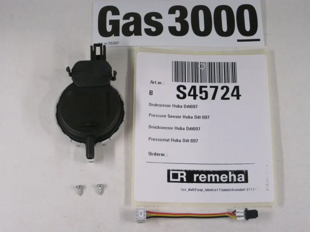 Remeha Druksensor Huba DDT697 G3000