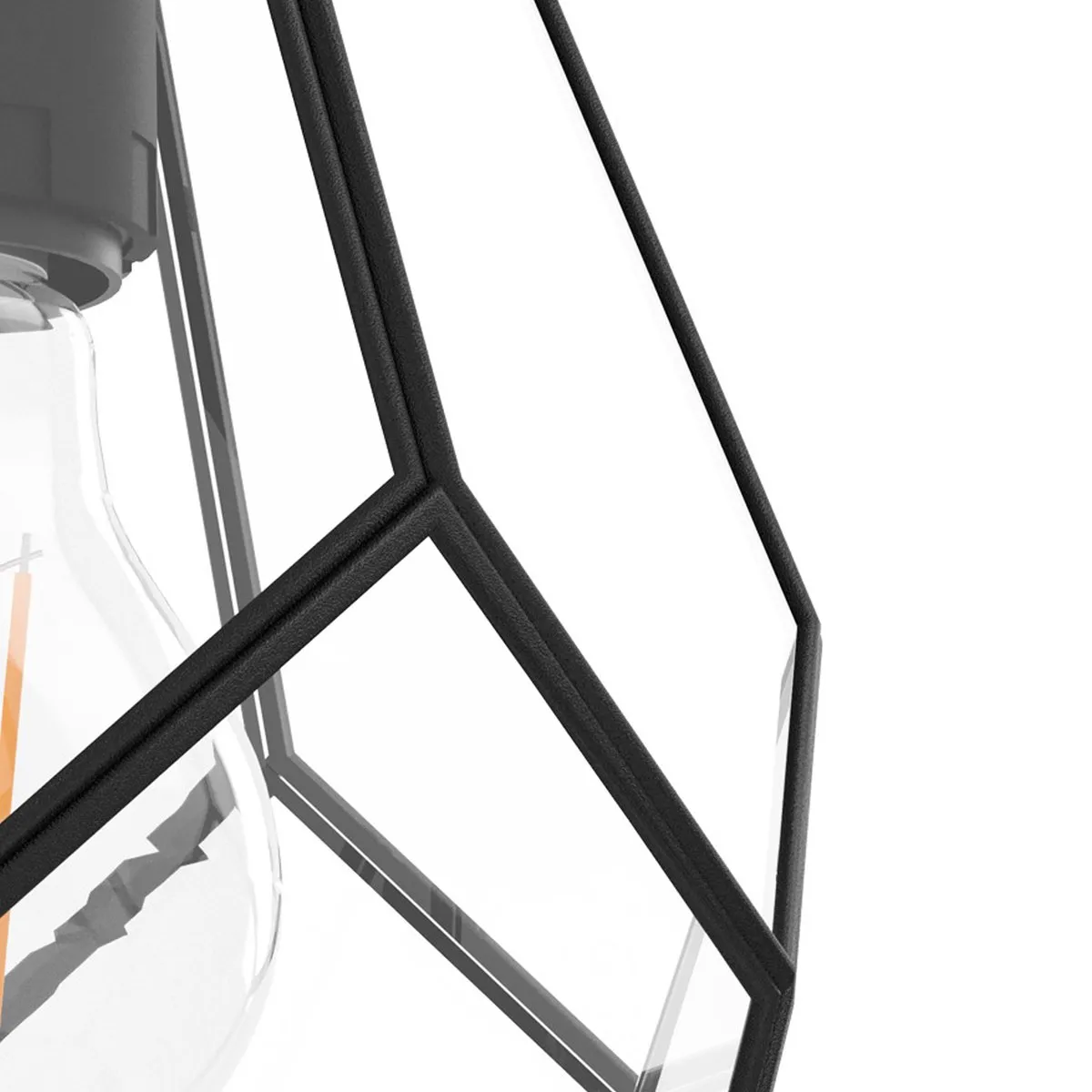 Eglo Mardyke Wandlamp E27 - 20,5 cm - Zwart