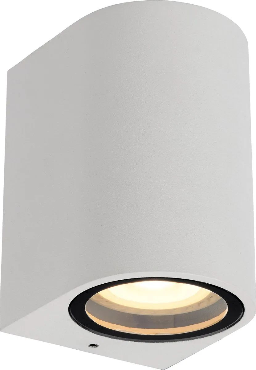 Lucide ZARO Wandspot GU10 IP44 - Wit