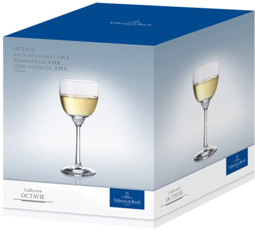 Villeroy & Boch Octavie Weißweinglas Set - 4 Stuks - afbeelding 2 van 4