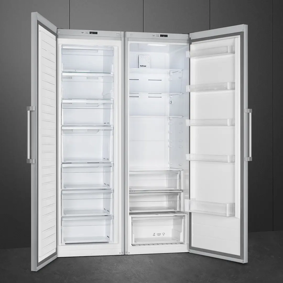 Smeg FS18EV2HX Kastmodel Koelkast - 380L - No Frost - RVS