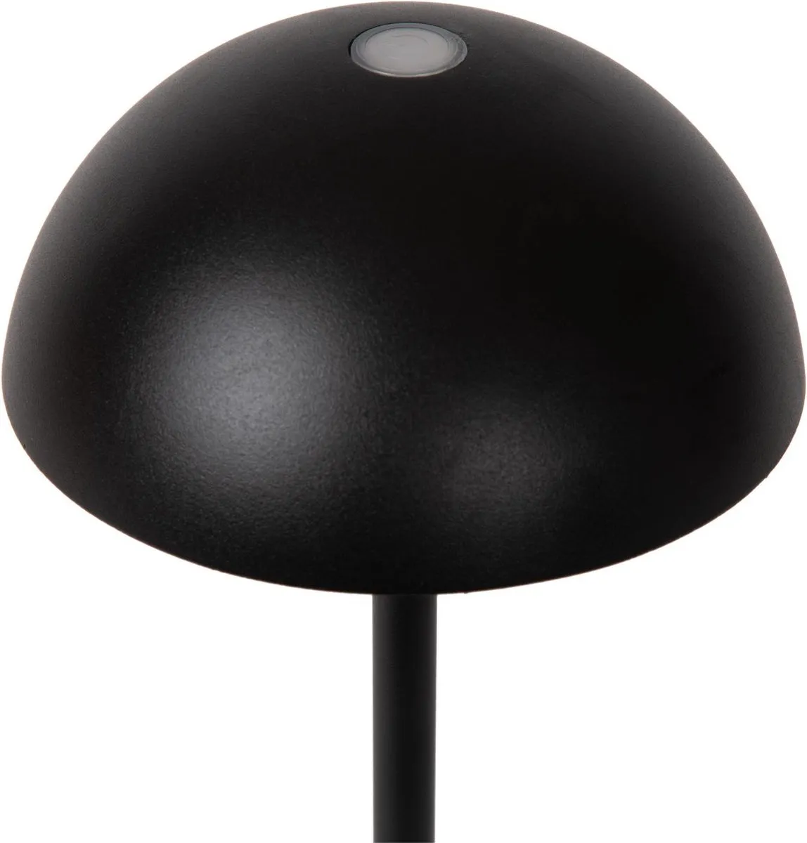 Lucide Joy Oplaadbare Tafellamp 1x1,5W 3000K - Zwart