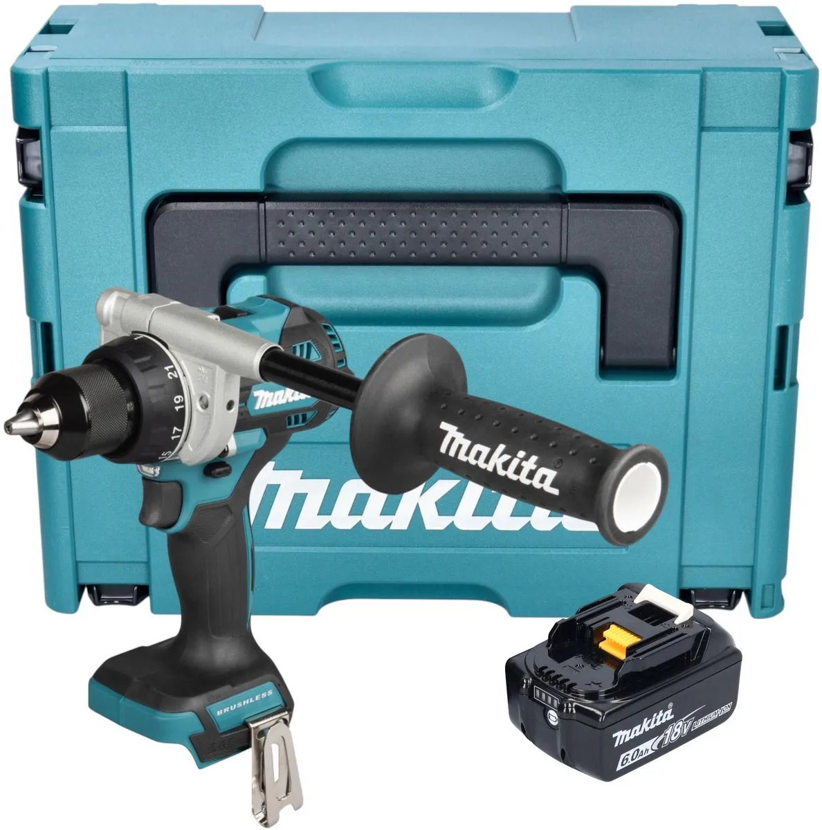 Makita DDF492G1J Accuboormachine 18V 141Nm Borstelloos