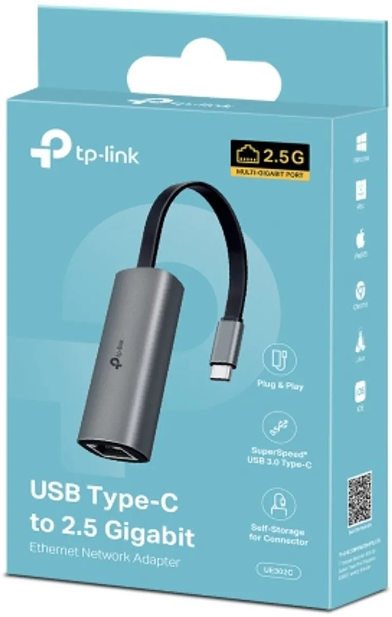 TP-Link UE302C Netwerkadapter - Grijs