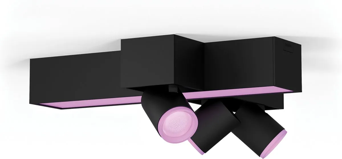 Philips Hue Centris Opbouwspot 3-spots - Zwart