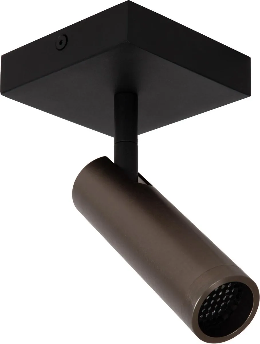 Lucide GRADO Plafondspot GU10 - 10cm - Grijs ijzer