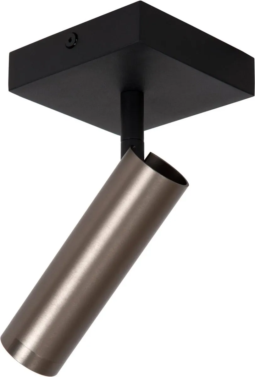 Lucide GRADO Plafondspot GU10 - 10cm - Grijs ijzer