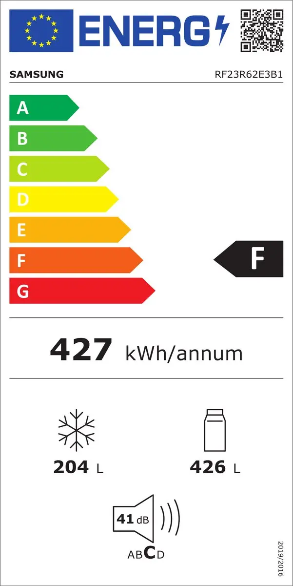 Samsung RF23R62E3B1EG Koelkast - 539L - Zwart