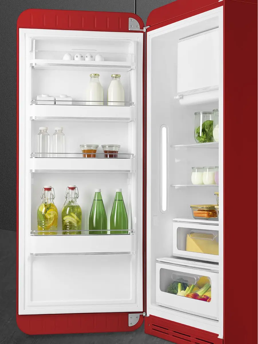 Smeg FAB28RRD5 Combi-koelkast - 270L - Rood