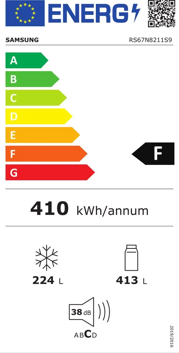 Samsung RS67N8211S9 Amerikaanse Koelkast - 664L - Vrijstaand - RVS