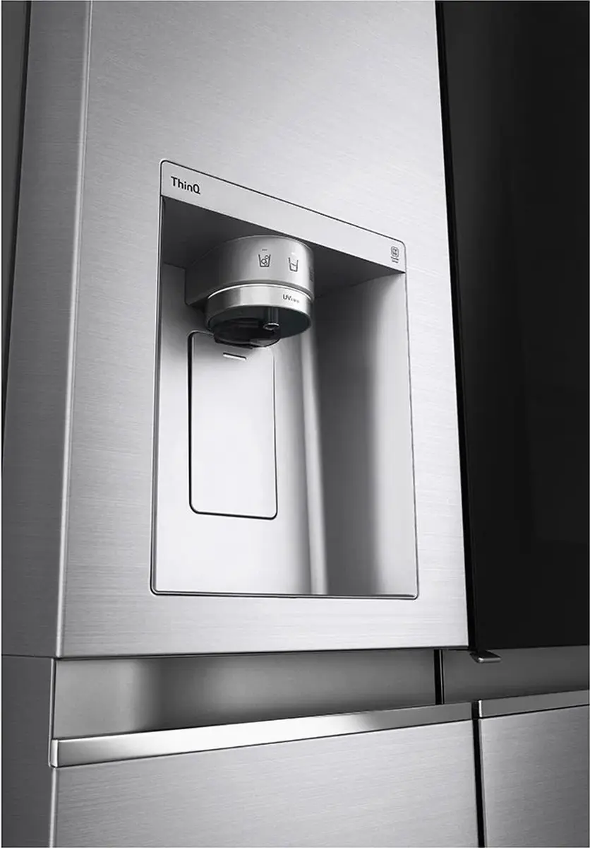 LG InstaView GSXV91PZAE Amerikaanse Koelkast 635L - Zwart