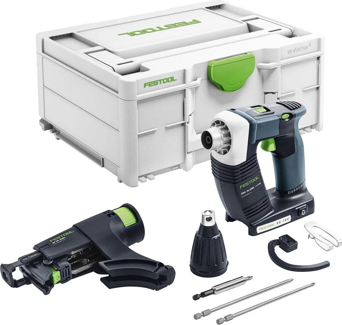 Festool DURADRIVE DWC 18-2500-Basic Bandschroefmachine 18V