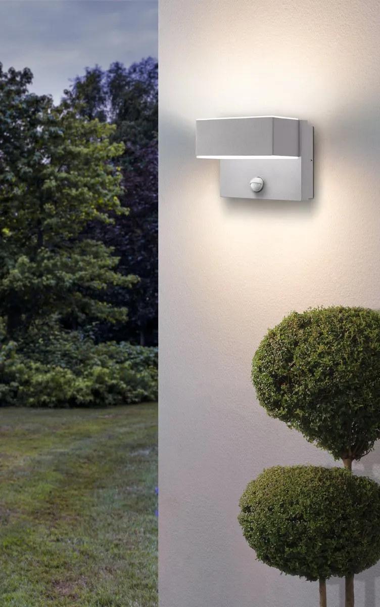 Eglo Azzinano Wandlamp SMD LED 2 Stuks - IP44 - Zilver - afbeelding 6 van 6